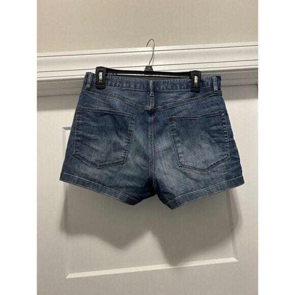 Madewell Denim Jean Shorts Women’s Mid Rise Medium Blue Wash Size 30 Stretchy - Picture 4 of 4